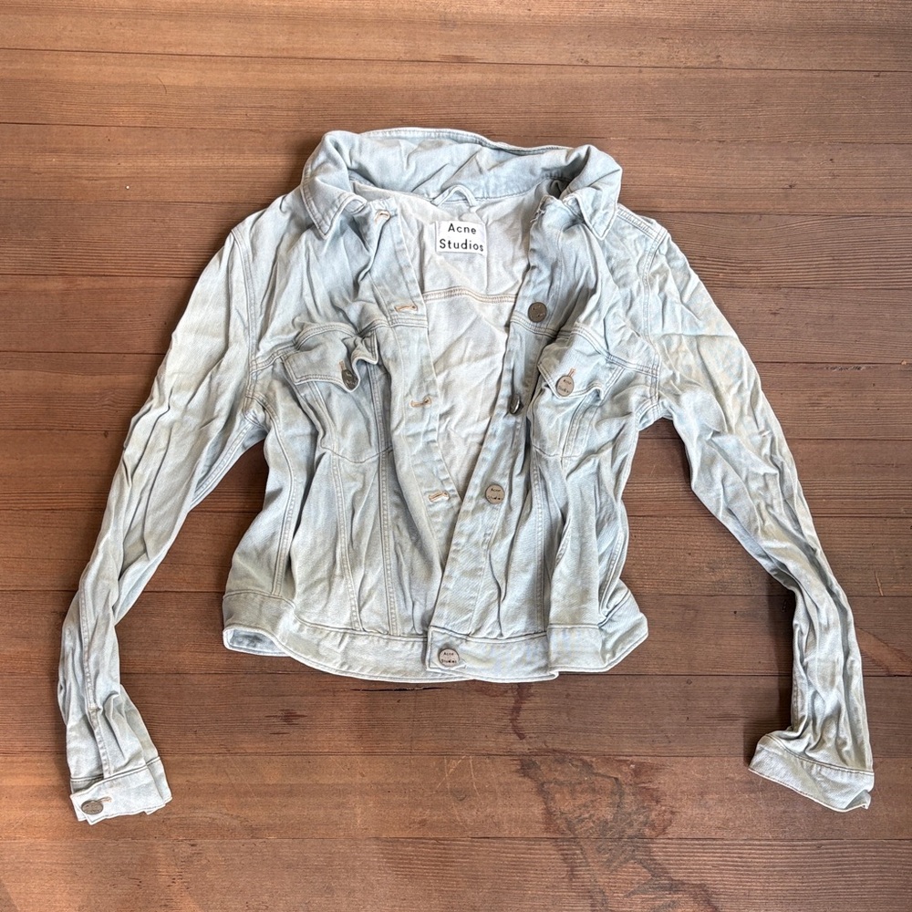 Acne Studios Washed Gray Jean Jacket
